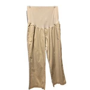Motherhood Maternity Khaki Capri Pants. Size XL